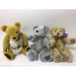 Box of collectable bears including Deans Colchester Bear, Rachmaninov by Jean Allen, Cashmere Cutie
