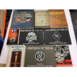 Books- one box Second World War Nazi reference books, and other military reference books.