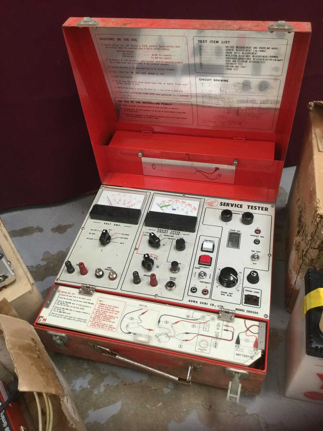 Honda Kowa Seiki service tester SRH-700 brand new in hard case and original box together with anothe - Image 2 of 5