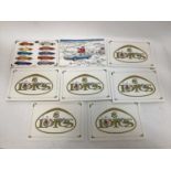 Collection of eight 1980’s Lotus Cars Official Christmas Cards (unused)