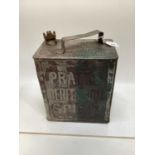 Vintage Pratts Perfection petrol can