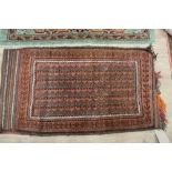 Belouche rug together with four other rugs