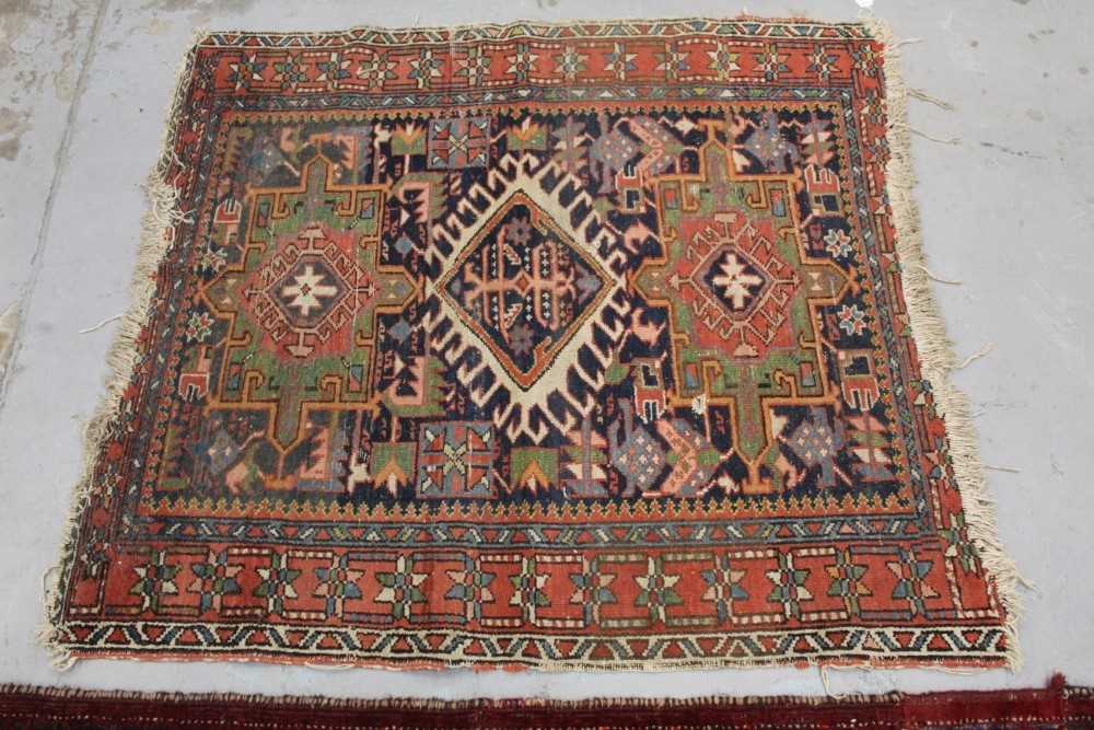 Persian rug, together with a small Heriz rug - Image 6 of 9