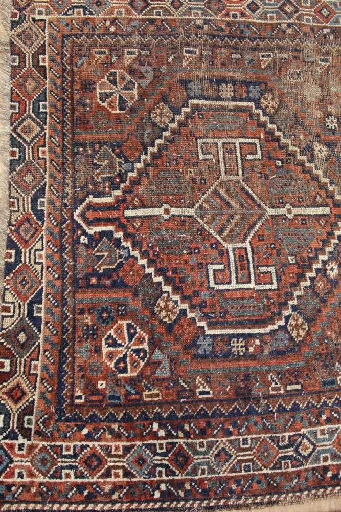 Small Persian rug, together with another - Image 4 of 7