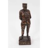 Continental bronze figure of Marshall Joffre