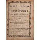 Plat, Sir Hugh - The Jewel House of Art and Nature: Containing divers rare and profitable inventions