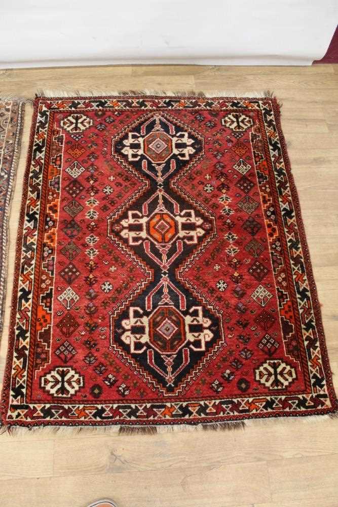 Small Persian rug, together with another - Image 3 of 7