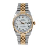 Gentlemen’s Rolex Oyster Perpetual DateJust gold and steel wristwatch