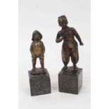Two Continental bronze figures
