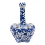 Chinese blue and white tulip vase