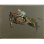 *Jonathan Trowell (1938-2013) pastel - “Eventer”, signed, in glazed frame