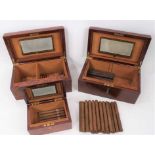 Dunhill humidor and two others