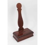 A William IV mahogany salver stand