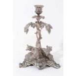 Victorian silver plated table centre centre base