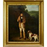 English school early 19th century sportsman and spaniel