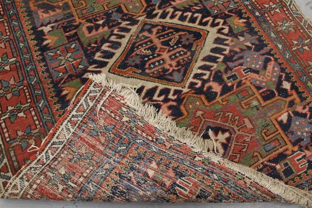 Persian rug, together with a small Heriz rug - Image 8 of 9