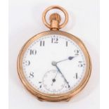 9ct gold pocket watch