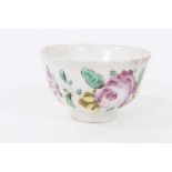 A rare Bow miniature tea bowl, circa 1760