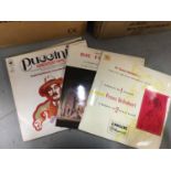 Five boxes of vinyl LP records including classical and easy listening