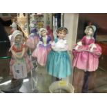 Four Royal Doulton figures including 'Tootles' HN1680 (4)