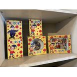 Five items of Royal Worcester Noddy childrens ware to include character figures PC Plod, Noddy and B