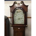 19th century 30 hour longcase clock