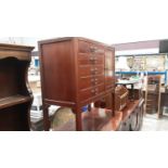 Edwardian mahogany music cabinet