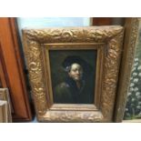 Oil on canvas- classical figure in a garden, signed H. Esser 46, together with an oil on canvas of a