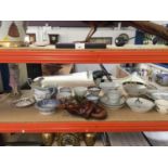 Collection of 18th century and later English porcelain to include Rockingham, Worcester and others (