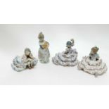Four Lladro porcelain figures