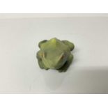 Royal Worcester model - Frog, 4.5cm high