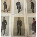 Group of period Vanity Fair lithographic prints of Teachers, Academics by Spy, Ape and others (19)