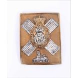 Victorian Scottish, The Queen’s Own Cameron Highlanders, Victorian Officer’s shoulder belt plate a s