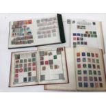 Stamps World selection including albums stock books etc.