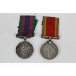 Second World War Canadian Volunteer Service medal together with an Africa Service medal named to 115