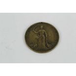 Crimean War Interest- Bronze medallion, 'Peace & Plenty, in commemoration of the treaty of peace sig