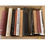 Five boxes of reference books