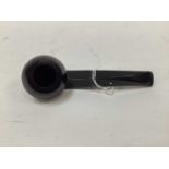 Dunhill Dress 3108 pipe with silver collar, appears unsmoked
