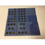 G.B. - Three Whitman folders containing bronze Victoria Pennies collection No.1 1860-1880 x 2 comple