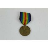 First World War Victory medal named to 415221. PTE. J. P. G. Moorres. 13 - CAN. INF.