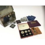 World - Mixed coins to include G.B. Coronation Coin Case dated May 12th 1937 containing the followin