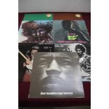 Selection of LP records by Jimi Hendrix (7) and Cream (5), all vinyl appears to be in ex. condition.