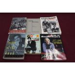 Three boxes of mainly Jazz books, together with a box of Jazz CDs including Sidney Bechet and Lester