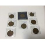 G.B. - George VI bronze Pennies 1950 x 8 AVF-AEF (N.B. Scarce) (8 coins)