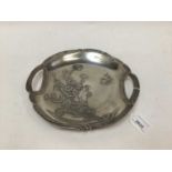 German ‘Frieling Zinn’ pewter plate