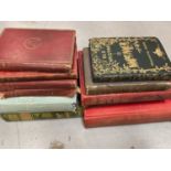 Collectable books including Washington Irving, Old Christmas 1876, three Alice in Wonderland books a