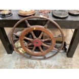 Antique ships wheel