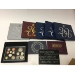 G.B. - Royal Mint proof sets to include 1970, 1971, 1972, 2000, 2002, 2004, 2005, 2006, 2010 (N.B. A