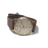 Garrard 9ct gold cased quartz wristwatch