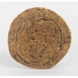 G.B. - Gold Quarter Noble of Edward III - treaty period (circa 1361-1369 AD) (N.B. Coin slightly cre